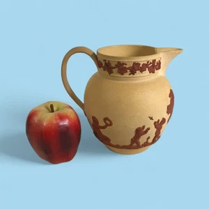 Seltener 1700er Wedgwood Rosso Antico verzierter Canware Krug - Bild 1 von 13