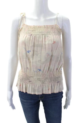 Blusa para mujer Da-Nang con tirantes de espagueti ajustados multicolor talla S Foto 1 de 4