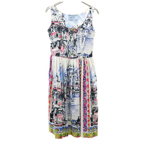 PRADA made in Italy Manico Completo Senza Manica Pezzo Unico 38 Bianco Donna