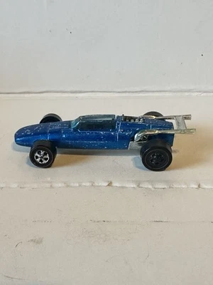 Hot Wheels Indy Eagle Redline 1969 azul con interior negro Foto 1 de 4