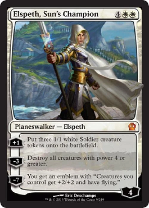 Elspeth, Sun's Champion -Foil Medium Play MTG Theros - Image 1 of 1