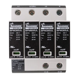 COPPER BUSSMANN BSPM4480HLGR SPD SURGE SUPPRESSOR MODULE, 4P, 125KA, 385V-MCOV - Afbeelding 1 van 4