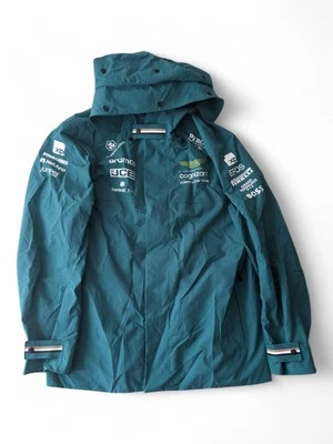 Aston Martin F1 - Team Issue 2023 Rain Jacket - Small - Image 1 of 4