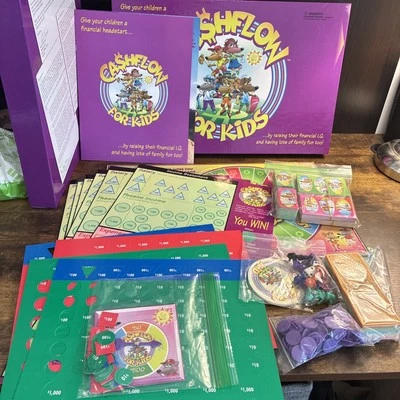 Cashflow For Kids Board Game NEW Open Box 1999 Rich Dad Robert Kiyosaki - Image 1 of 4