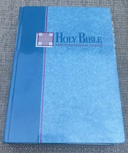 NIV Giant Print Reference Bible 1990 Hardcover International Version Zondervan - Imagen 1 de 7