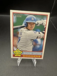 Topps Heritage Shohei Ohtani 2025 variación de murciélago invertido #148 NL All-Star - Imagen 1 de 2
