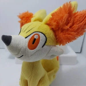 Pokemon Fennekin XY Plush 10” Tomy 2014 Yellow Orange Stuffed Animal Nintendo - Picture 1 of 11
