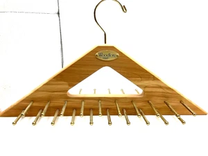 Vintage Woodlore Zeder Messing Bindegürtel Aufhänger Organizer 20 Heringe 1 Besitzer - Bild 1 von 3