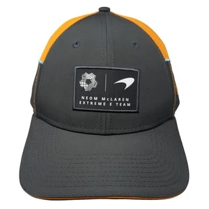 New 9Forty EraNeom McLaren Extreme E Team Snapback Hat Orange Gray Racing Logo - Picture 1 of 10