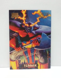 Terrax #121 1994 Marvel Masterpieces Gold Foil Signature Series Card - Picture 1 of 2