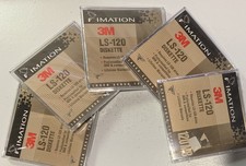 Imation LS-120 Gold Label Diskettes - Qty 5, New, Factory Sealed