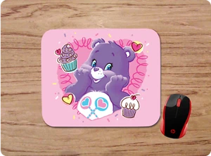 CARE BEARS SHARE BEAR PURPLE CUSTOM MOUSE PAD MAT NON-SLIP HOME OFFICE GIFT - Picture 1 of 1