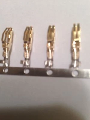 Conector de bandeja Bendix KING Molex Split Pins KMA24 KX155 chapado en oro 25 piezas Foto 1 de 4