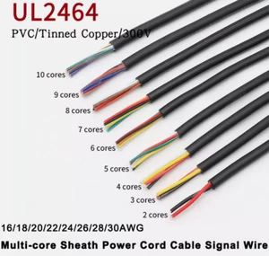 UL2464 16AWG - 30AWG Multi-Core Hülle Netzkabel Kabel Signalkabel 2 - 10 Kerne - Picture 1 of 14