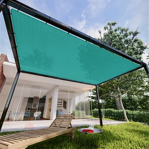 Cubierta bloqueadora UV transpirable resistente vela parasol borde recto exterior de 3 pies - Imagen 1 de 43