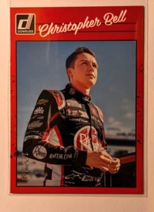 2023 DONRUSS RACING RETRO 1990 RED CHRISTOPHER BELL 283/299 - Picture 1 of 2