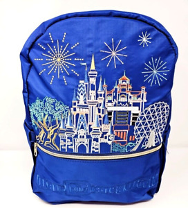 Disney Parks Walt Disney World Icon Backpack Full Size Book Bag New