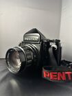Pentax 67II Medium Format SLR Film Camera with 105 mm lens Kit/ Non Metered