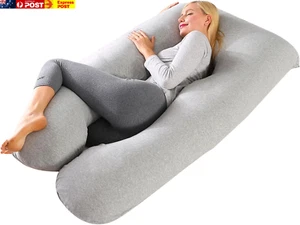 Pregnancy Pillow, Maternity Full Body Pillow for Back, Legs and Belly Support, U - Picture 1 of 8