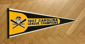 Carolina League Salem Buccaneers Vintage 1987 League Champions Logo Pennant-VG+ - Picture 1 of 1