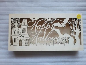 DIY Halloween Pre-Lit Holz Dekor von ArtMinds - Neu 191518645903 - Bild 1 von 3