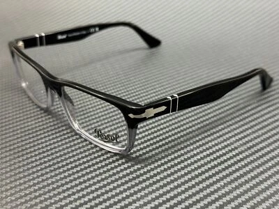 PERSOL PO3050V 966 Black Square Rectangle Men's Eyeglasses 53 mm - Image 1 of 4