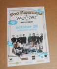 Foo Fighters & Weezer Promo Handbill Card 5x3