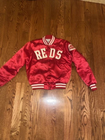 VINTAGE cincinnati reds starter jacket- Adult Small Cover