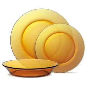 12 piezas Duralex LYS ÁMBAR platos cena cena juego CENA servicio - Imagen 1 de 5