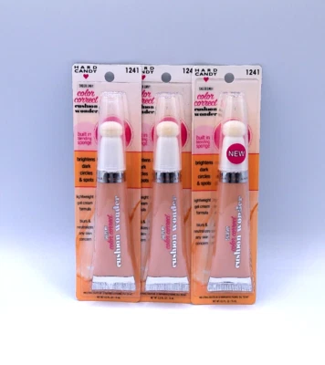 Lot/3 Hard Candy Color Correct Cushion Woder Blurs & Neutralizas ~ Peach ~ 15 ml - Image 1 of 2