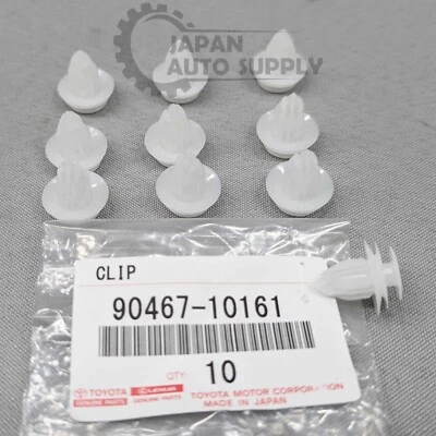 OEM GENUINE TOYOTA 4RUNNER FJ TACOMA RAV4 CAMRY xB TRIM RETAINER CLIPS SET OF 10 - Image 1 of 3