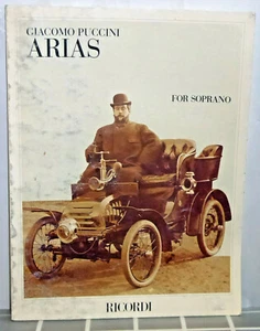 Giacomo Puccini Arias for Soprano Songbook Recordi 1997 - Picture 1 of 5