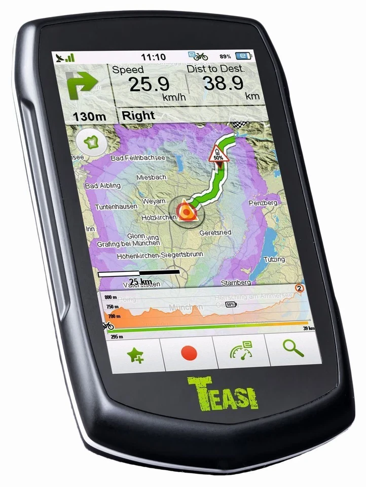 TEASI VOLT e-Bike Fahrrad GPS Navigation Brose & Ansmann "wie neu" - Bild 1 von 1