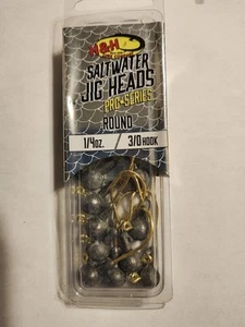 H&H Saltwater Jig Heads Pro Series Round 1/4 Oz 3/0 Hook - Picture 1 of 2
