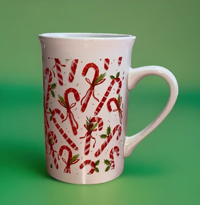 Винтажный Royal Norfolk Рождество конфеты трость кружка чашка посудомоечная машина безопасный горячий какао - Изображение 1 из 4