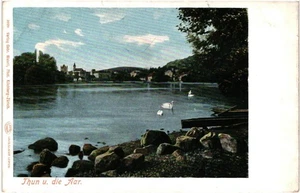 CPA Carte postale Suisse Thun u. die Aar début 1900 VM96483ok - Picture 1 of 2