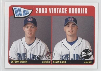 2003 Upper Deck Vintage Vintage Rookies Kevin Cash Jayson Werth #232 - Image 1 of 2