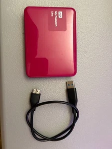 My Passport WESTERN DIGITAL External HDD 1.0TB Hard Drive Storage USB 3.0 - Afbeelding 1 van 2