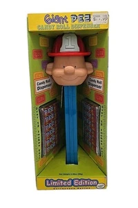 GIANT TALKING FIREMAN PEZ LIMITED EDITION - NEW IN BOX 2004 - Bild 1 von 11