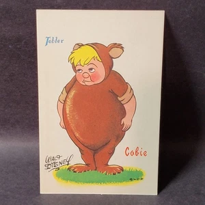 HTF rara cartolina vintage anni 40-50 Walt Disney Tobler Cabie non circolata mai usata PA2 - Foto 1 di 3