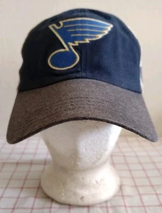 Vintage St Louis Blues NHL Hockey Trucker Cap Mütze blau verstellbar bestickt - Bild 1 von 6