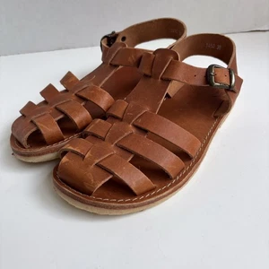 Duckfeet Leder Fischer Sandalen Damen 39 Ringkobing braun flach Riemchen Schuhe - Bild 1 von 13
