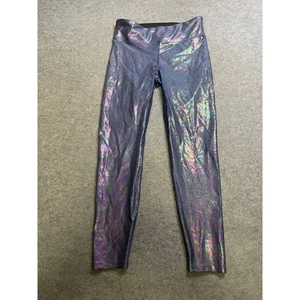 Leggings Deportivos Heroine Iridiscentes Atletismo Brillante Púrpura Azul Para Mujer L - Imagen 1 de 12