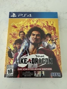 Yakuza Like A Dragon Day Ichi STEELBOOK Editio PS4 NEW Sealed - Picture 1 of 2
