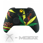 CONTROLLER PERSONALIZZATO SERIE XBOX ONE - BLAZE IT UP 420 BLACKOUT