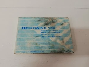 Libretto Manual uso manutenzione use maintenance Multilingua HONDA NX 125 1989 - Picture 1 of 1