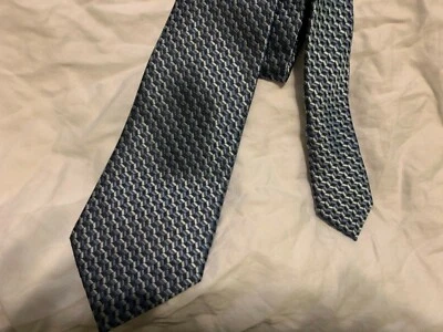   ERMENEGILDO ZEGNA MENS 100%SILK TIE HAND MADE IN  ITALY   - Image 1 of 4