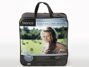 Bianca Australian 550GSM Woolly Comforts Washable Winter Wool Quilt -All Sizes - Picture 1 of 1