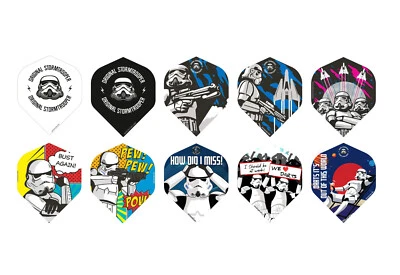 Original Stormtrooper Licensed Dart Flights Star Wars - Various Types - Standard - Image 1 of 4