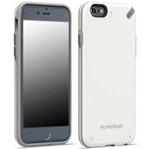 PureGear Slim Shell Case for Apple iPhone 6/6S / 6S - White / Grey - Picture 1 of 12